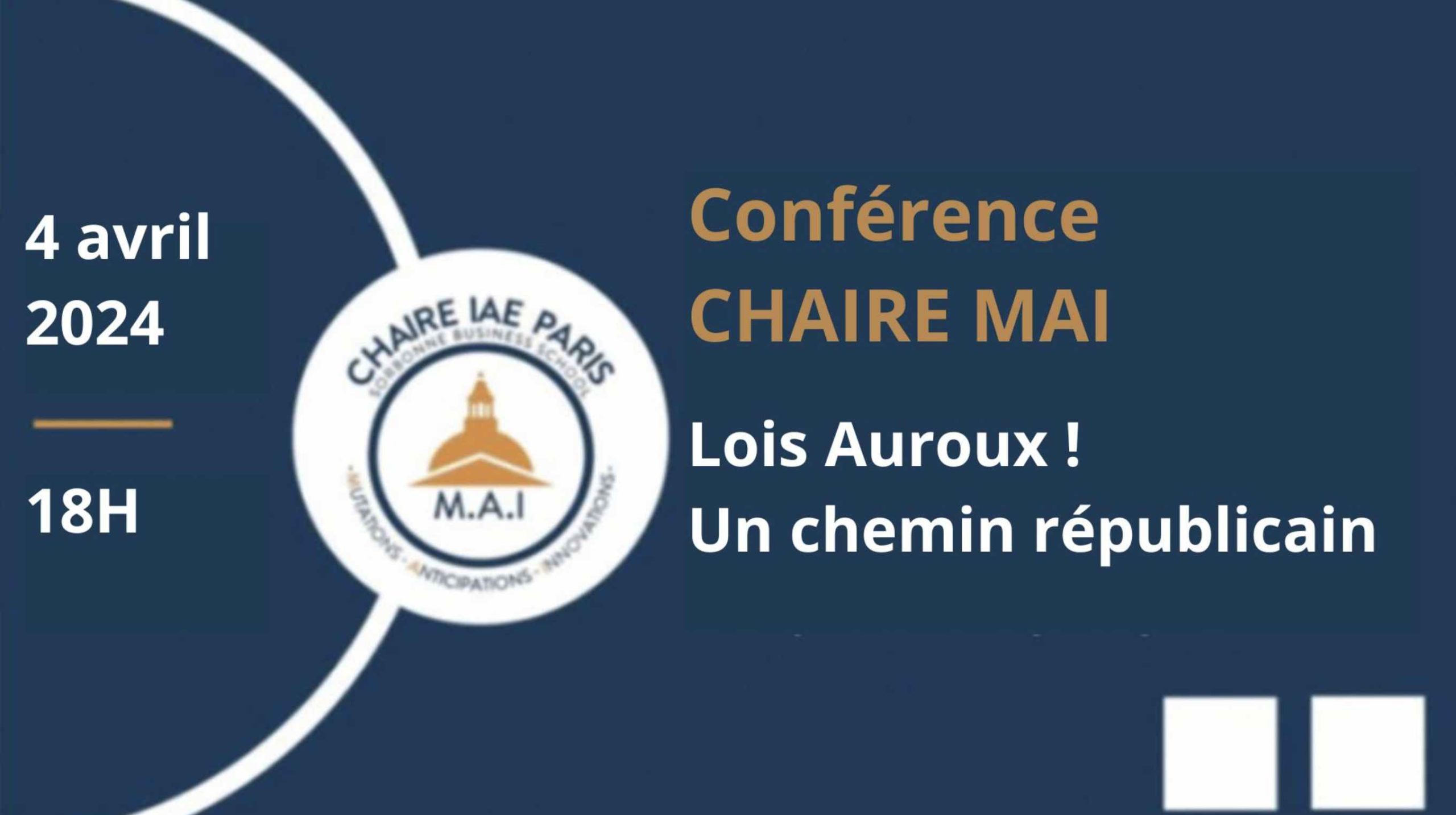 Revivez la conférence – Lois Auroux ! du 4 avril 2024